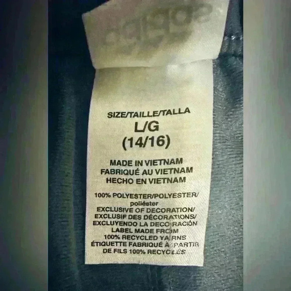 Adidas Iconic Tricot Jogger, Unisex Youth Size Large 14/16, Silver Gray - Picture 11 of 13